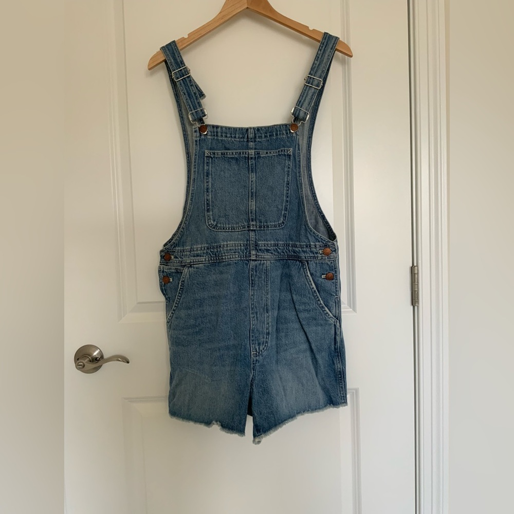 NWT Madewell Adirondack Short Overalls Size M